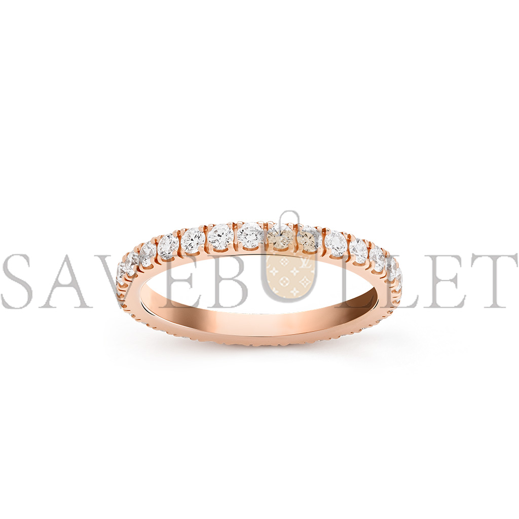 VAN CLEEF ARPELS FÉLICITÉ WEDDING BAND, 2.1 MM - ROSE GOLD, DIAMOND  VCARP7RH00